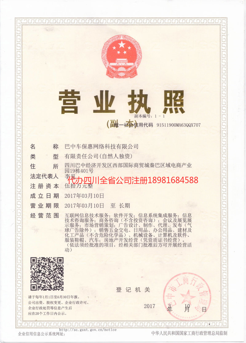 东莞东莞车保惠网络科技有限公司