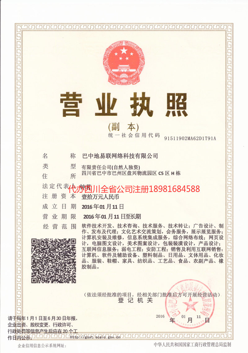 东莞东莞地易联网络科技有限公司